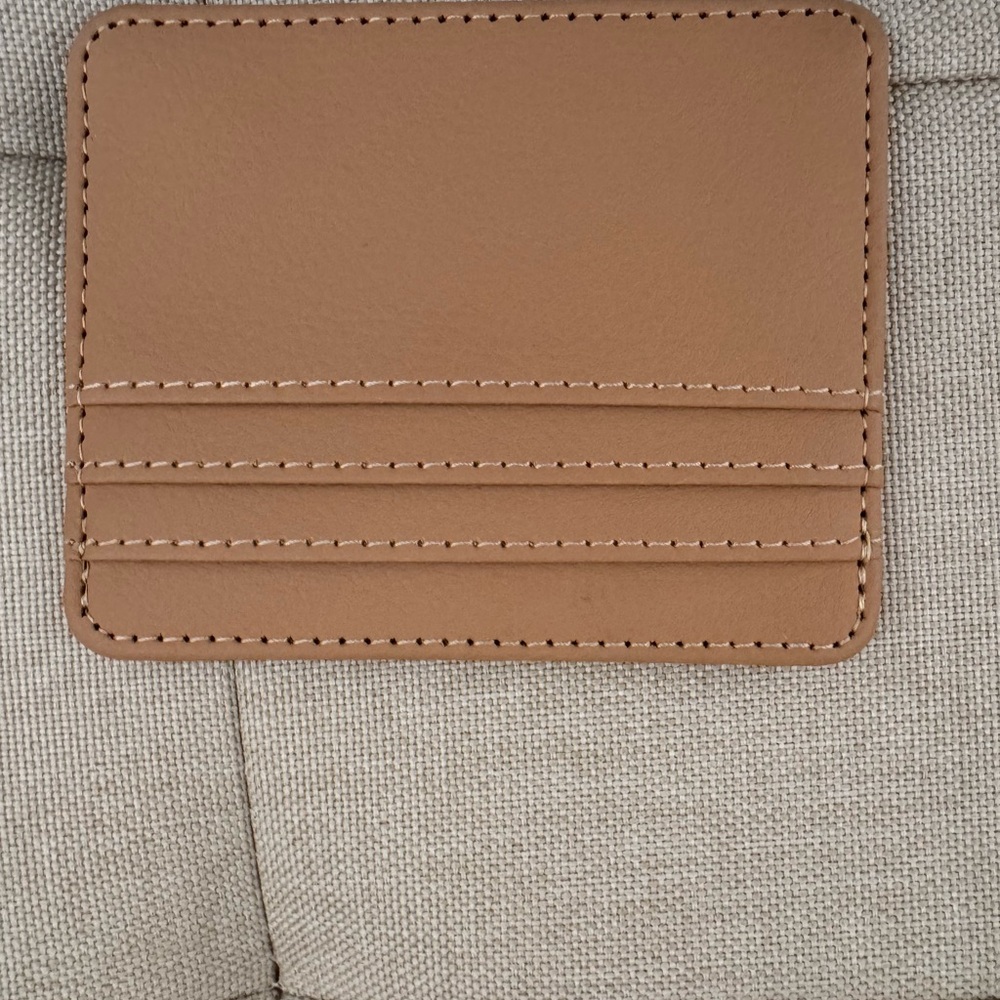 Tan Leather Card Holder